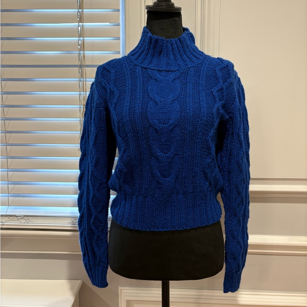 Wool Cable Knit Handmade Sweater